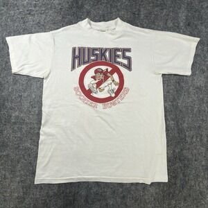 Vintage 1985 Washington Huskies Sooner Busters Ghostbusters T Shirt L USA Made
